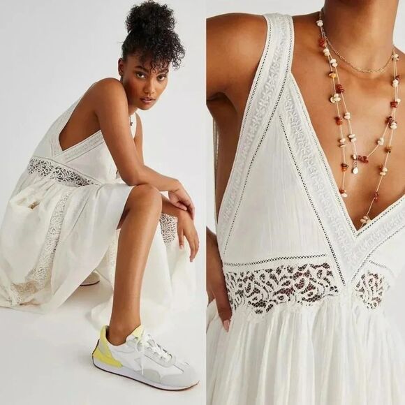 Free People Carla Lace Dress Size XS NWT $168 - Picture 10 of 12
